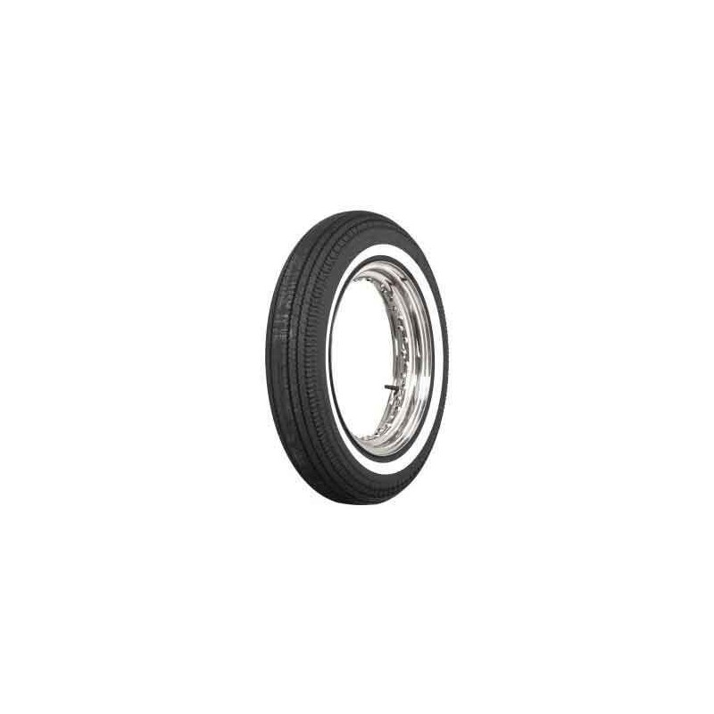 500x16 (5.00-16) 69S TT Coker Classic Flanc Blanc 25 mm: Pneu Moto 500x16 (5.00-16) 69S TT Coker Classic Flanc Blanc 25 mm: Pneu Moto