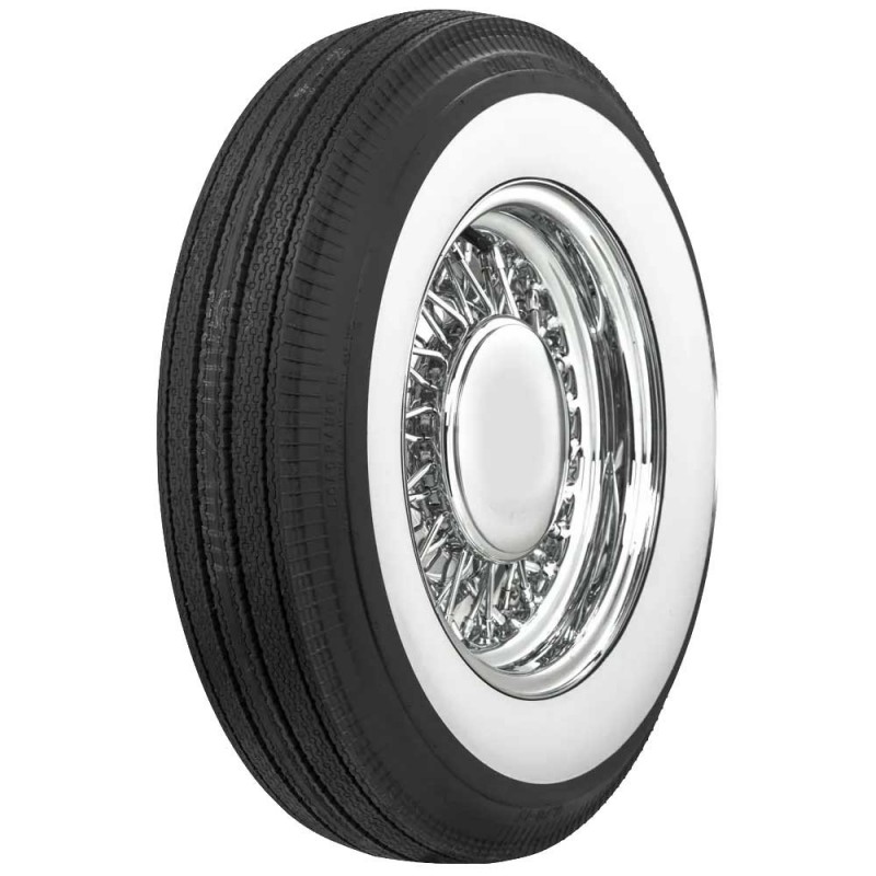 670x15 (6.70-15) 95P TL Coker Classic Flanc Blanc 70 mm (2 3/4") 670x15 (6.70-15) 95P TL Coker Classic Flanc Blanc 70 mm (2 3/4")